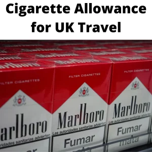 cigarette allowance uk travellers